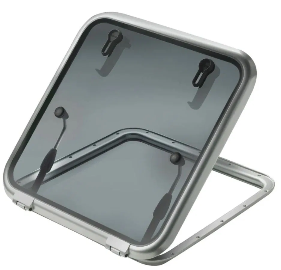 ALT4747SL – VETUS Boat Hatch Vent, Altus Escape Hatch, Overall: 21.4" X 21.4", Cutout: 18.5" X 18.5" (470 X 470 Mm). ...